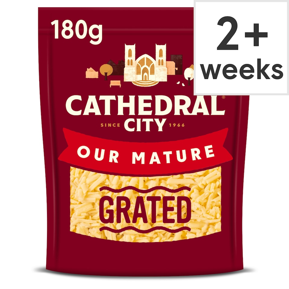 Cathedral City Grated Mature Cheddar Cheese 180 G