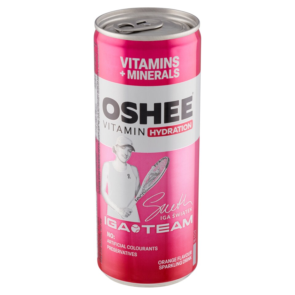 Oshee Vitamin Hydration Sparkling Drink Orange Flavour 250ml
