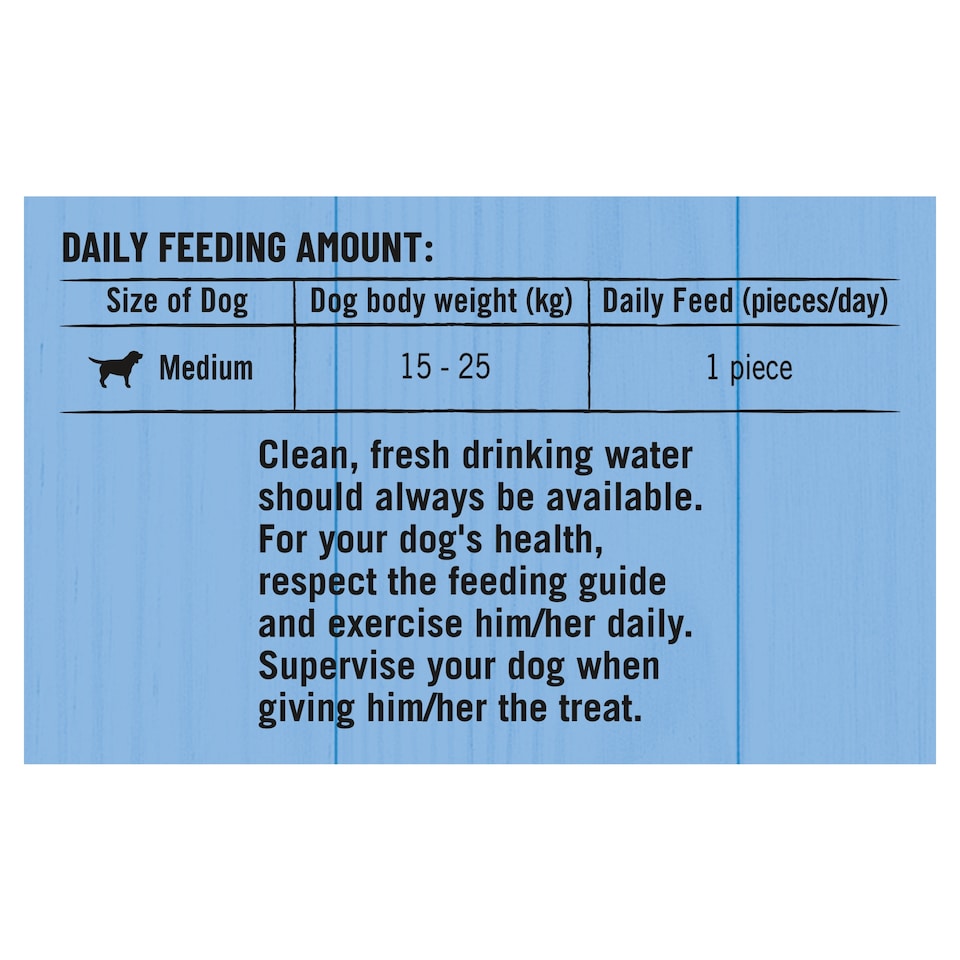 image 1 of BAKERS Dental Delicious Medium Chicken Dog Chews 200g