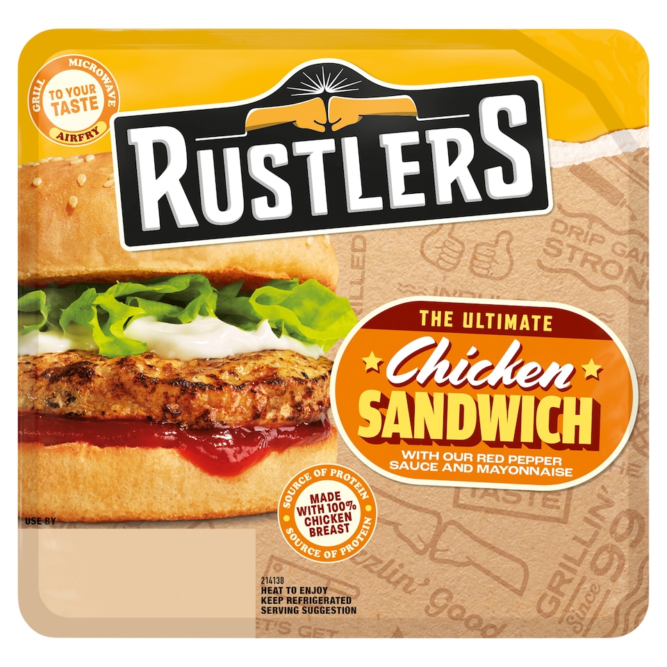 Rustlers Chicken Sandwich 150G