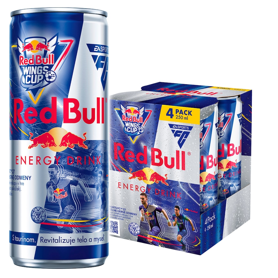 Red Bull Energy Drink Wings Cup 4 x 250 ml