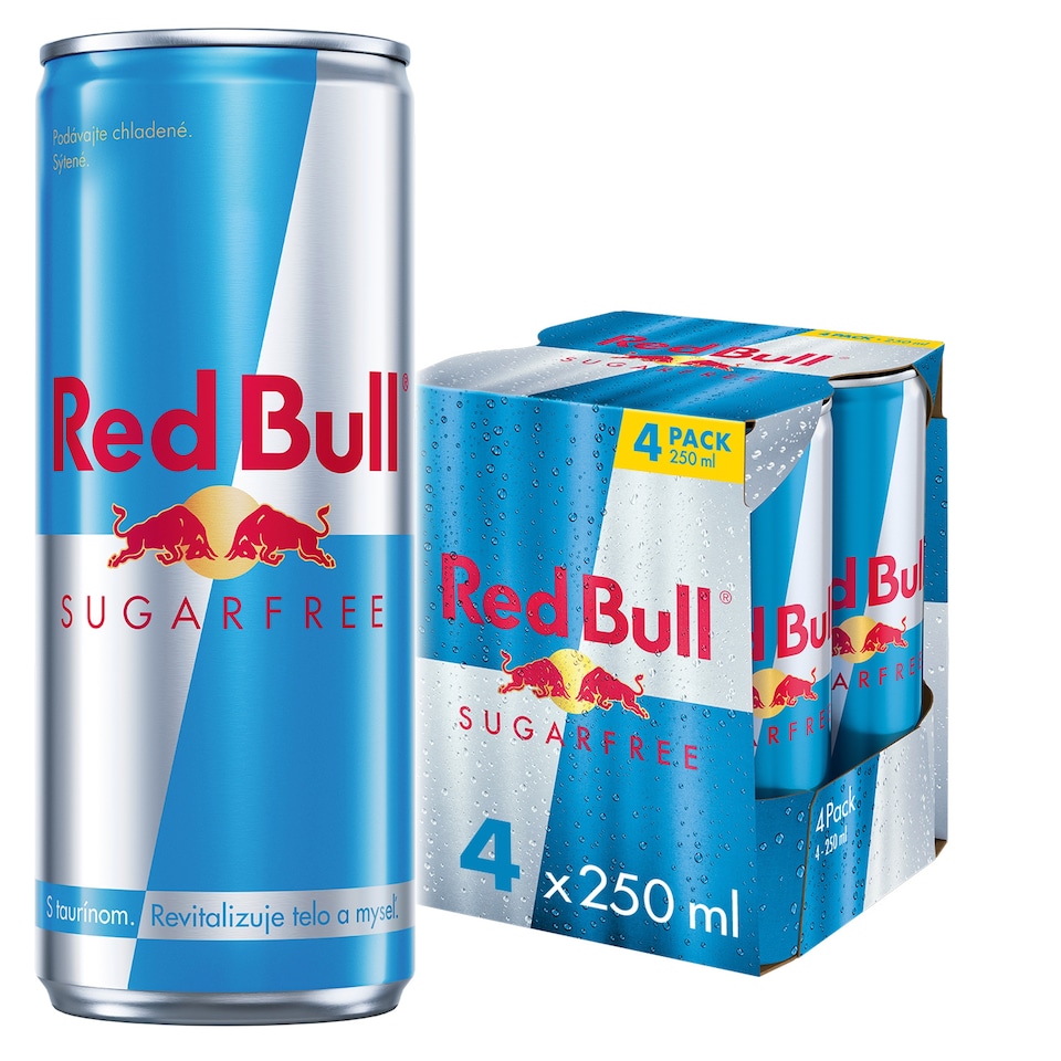 obrázok 1 z Red Bull Energy Drink Sugarfree 4 x 250 ml