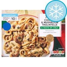 Tesco Chicken & Mushroom Tagliatelle 400g