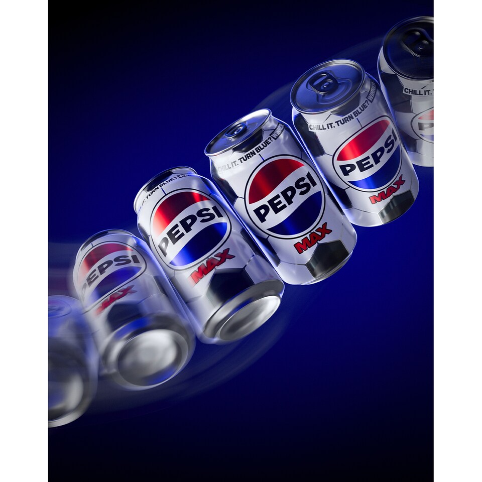 image 1 of Pepsi Max No Sugar Cola Cans 24x330ml