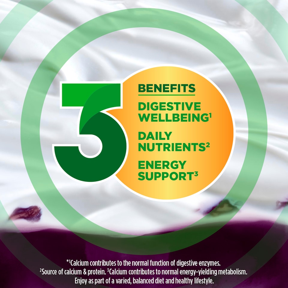 image 1 of Activia Fusions Blueberry Acai Gut Health Yoghurt Multipack 4x120g