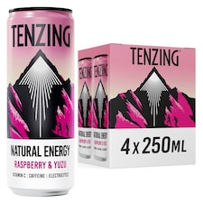 Tenzing Energy Drink Raspberry & Yuzu 4X250ml