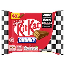 Kit Kat Chunky Milk Chocolate Bars Multipack 40g 4 Pack