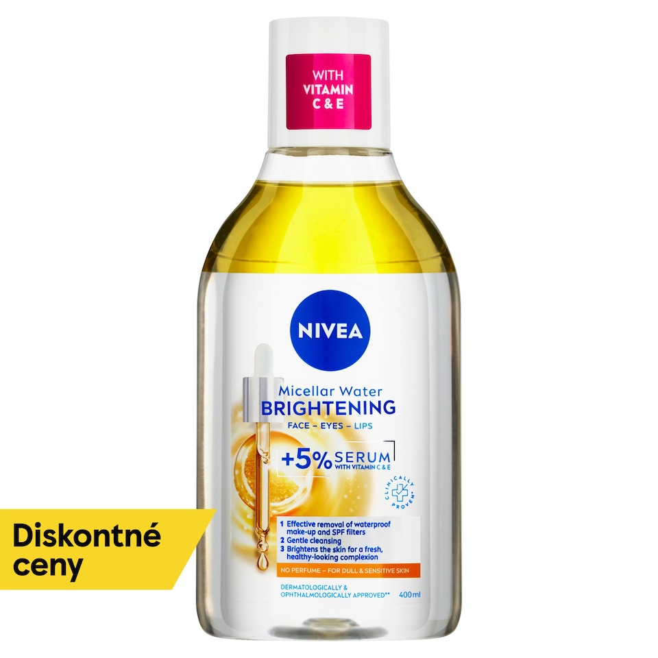 obrázok 1 z Nivea Brightening Rozjasňujúca dvojfázová micelárna voda 400 ml