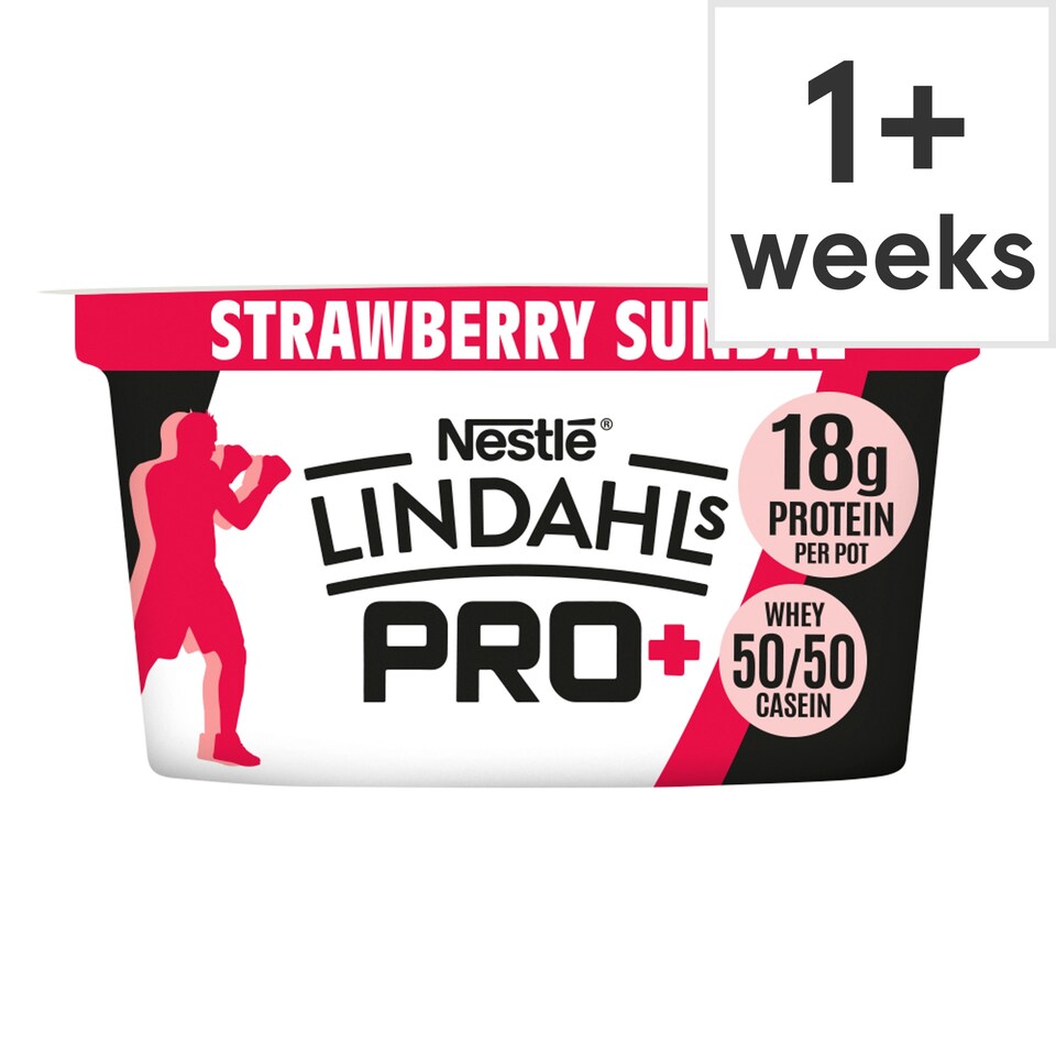 Lindahls PRO Kvarg Strawberry Sundae Quark 150g