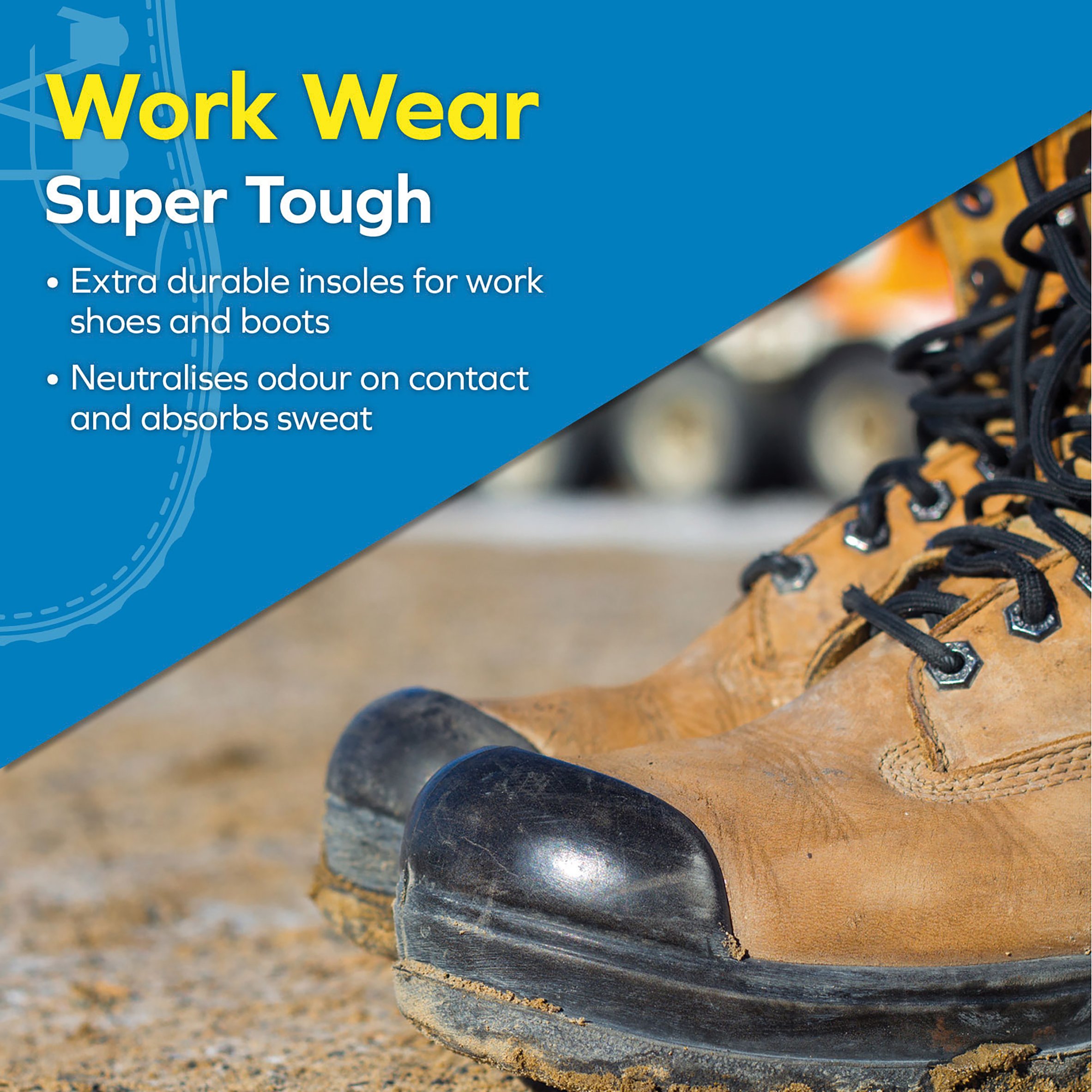 Odor-Eaters Super Tuff 1 Pair - Tesco 