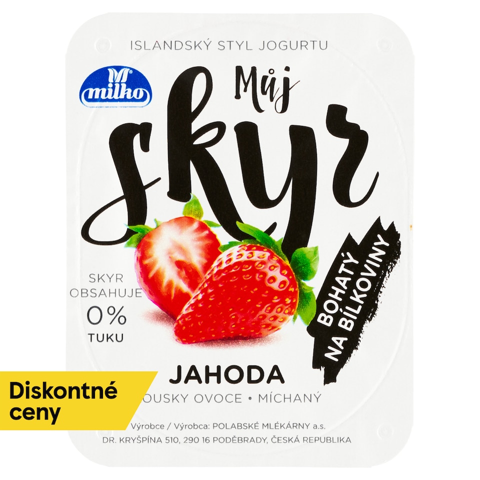 image 1 of Milko Můj Skyr Strawberry 130 g