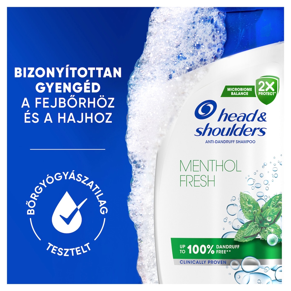 Head & Shoulders Menthol Fresh sampon 400ml  1. kép