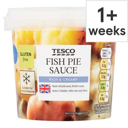 Tesco Fish Pie Sauce 300G Tesco Groceries