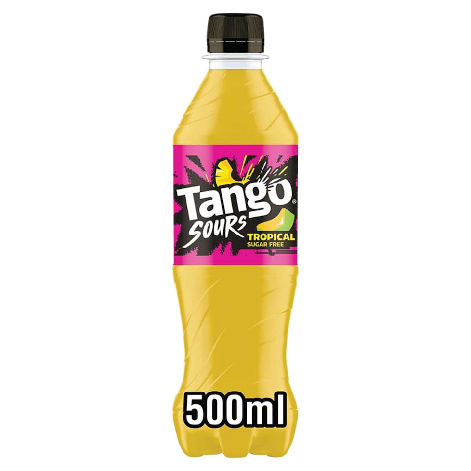 image 1 of TANGO Sours Tropical Sugar Free Soft Drink 500ml