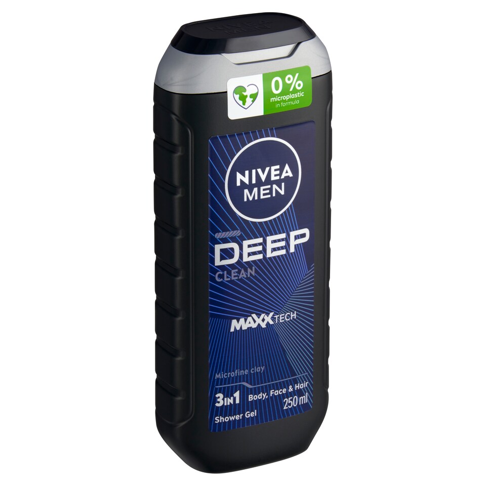 Nivea Men Deep Clean 3 in 1 Shower Gel 250ml