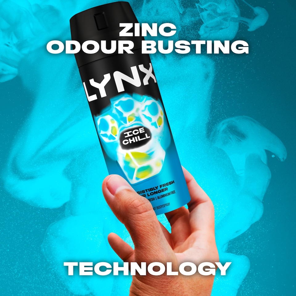 image 1 of Lynx Ice Chill 48h Deodorant Bodyspray for Men 150ml