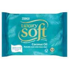 Tesco Luxury Soft Coconut Oil 52 Wipes