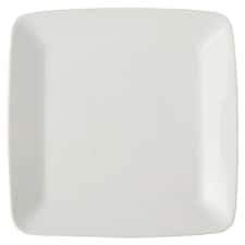 F&F Home Pearce Square White Dinner Plate 