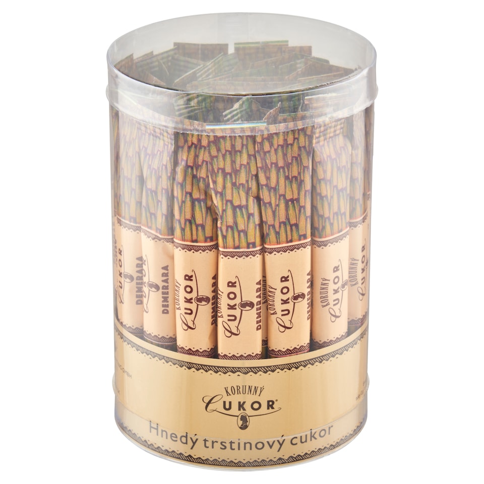 obrázok 1 z Korunný Cukor Hnedý trstinový cukor 50 x 4,5 g (225 g)