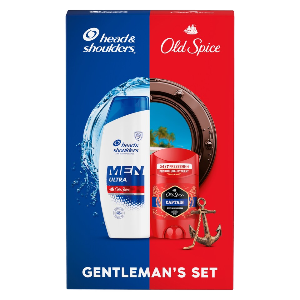 Sada produktů Head & Shoulders a Old Spice