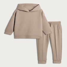 F&F x Samantha Faiers 2-Piece Hoodie and Cuffed Joggers Set in Mink