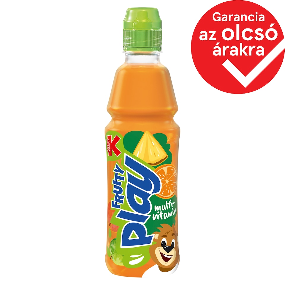 Kubu Fruity Play Multivitamin vegyes gyümölcsital 400 ml