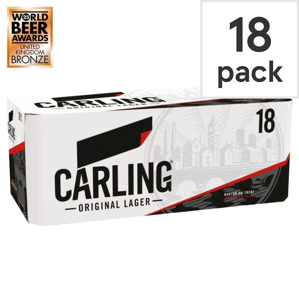 Carling Original Lager Beer Can 18 x 440ml