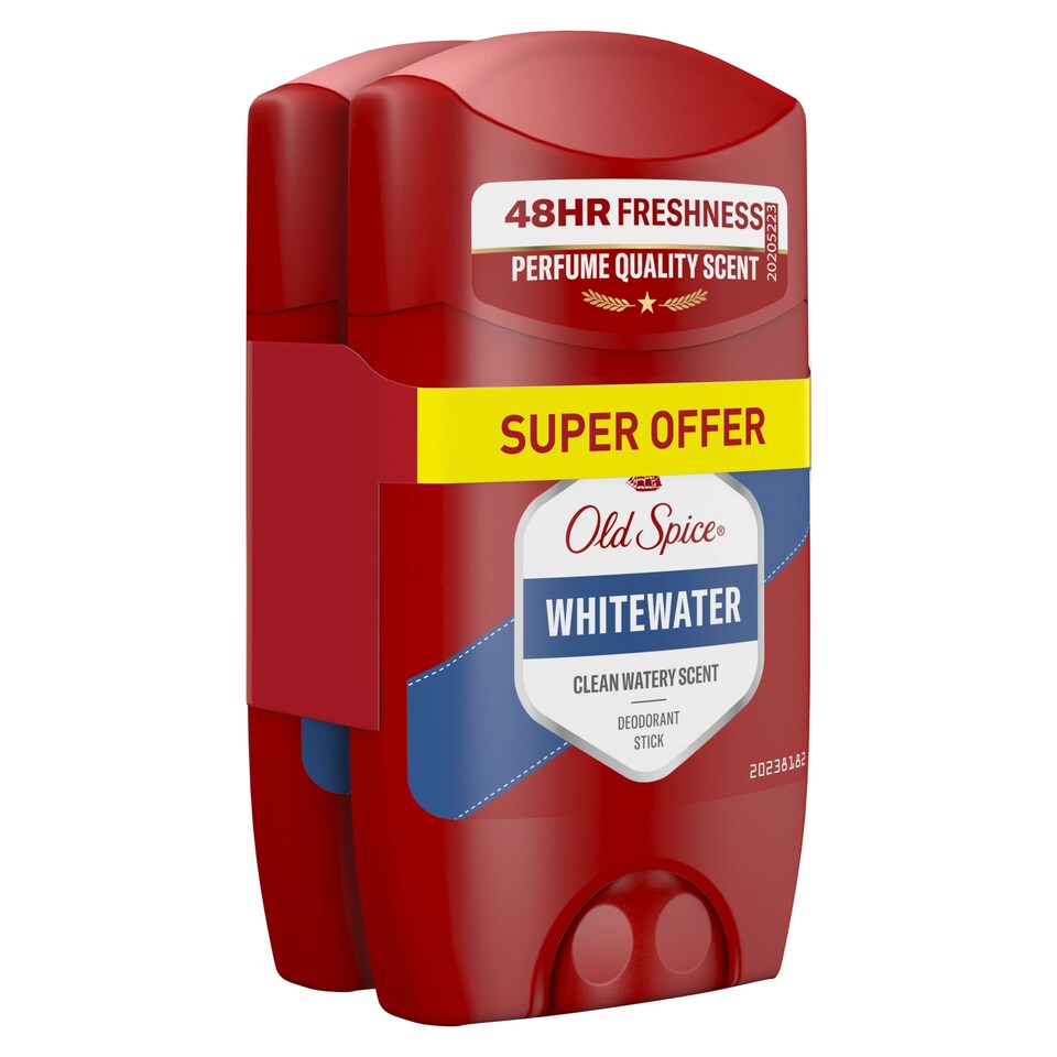 Old Spice Whitewater Tuhý Deodorant Pro Muže. 48hod Svěžest Bez Hliníku. 50 % Recyklovaných Plastů