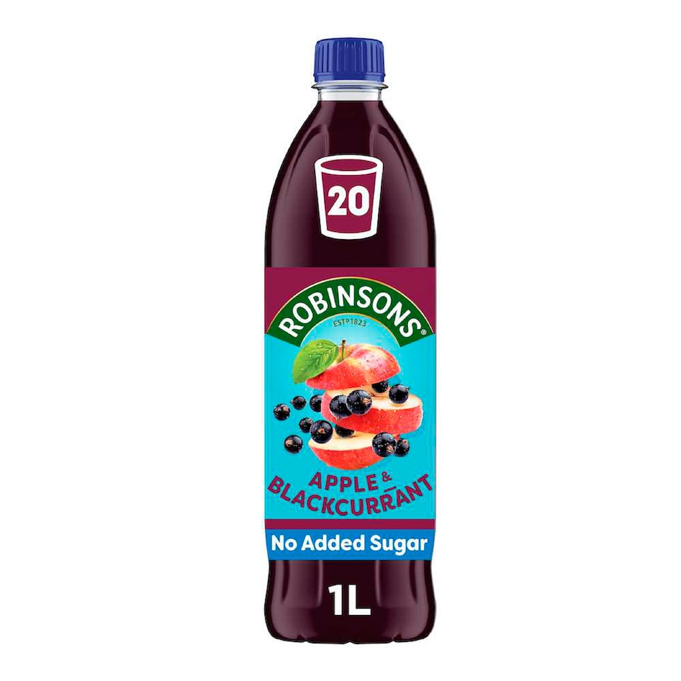 Robinsons Apple And Blackcurrant No Added Sugar Squash 1 Litre