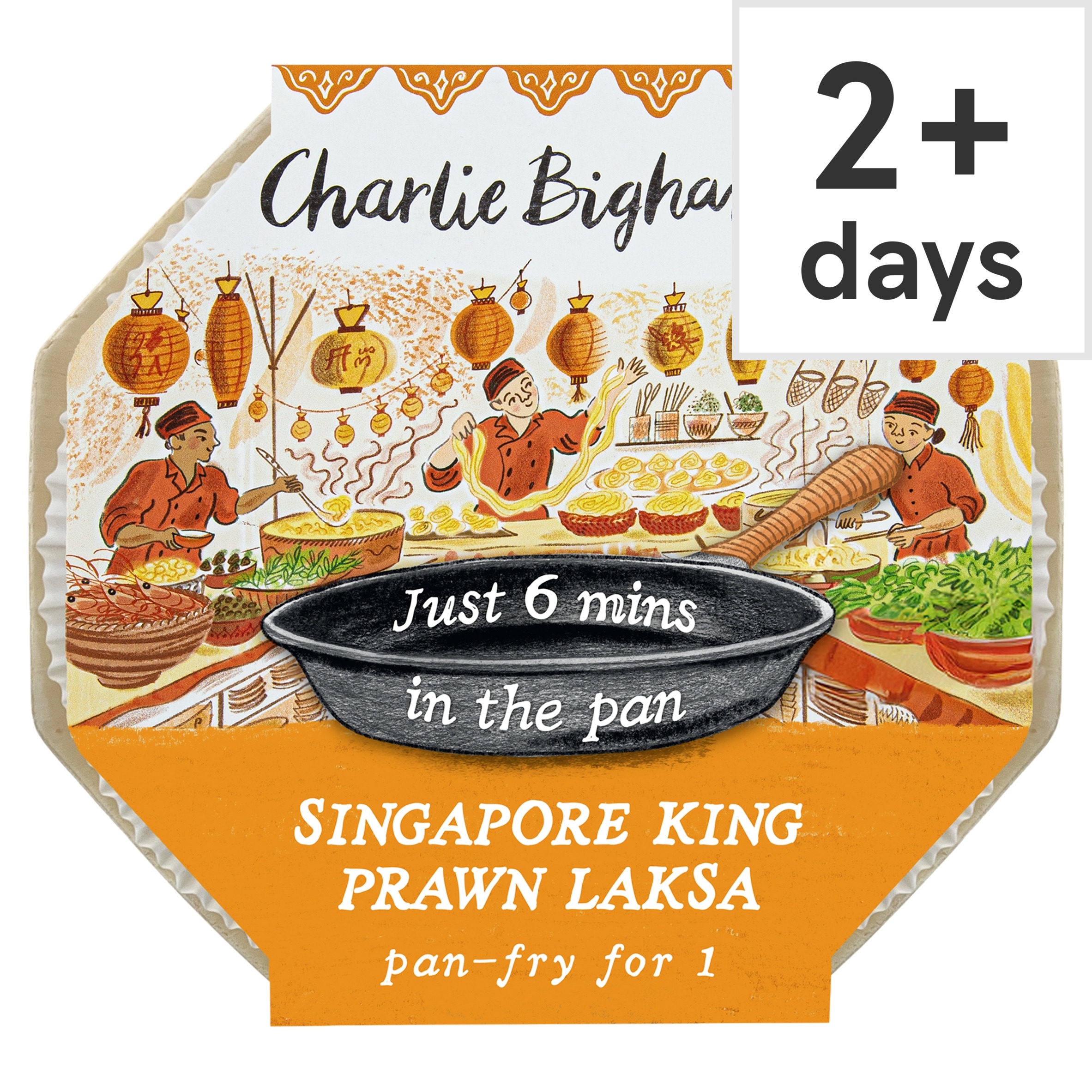 Charlie Bigham's Pan Fry Singapore King Prawn Laksa 350g