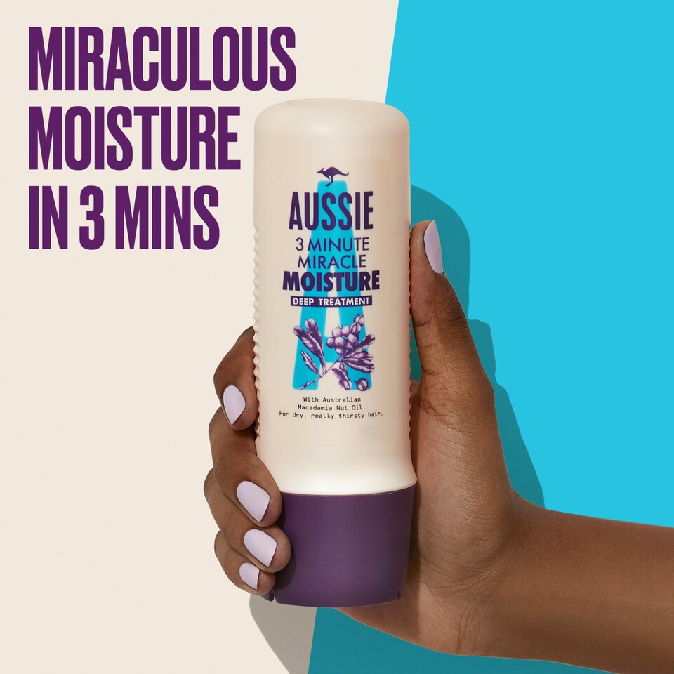 image 1 of Aussie 3 Minute Miracle Moisture Deep Treatment 250Ml