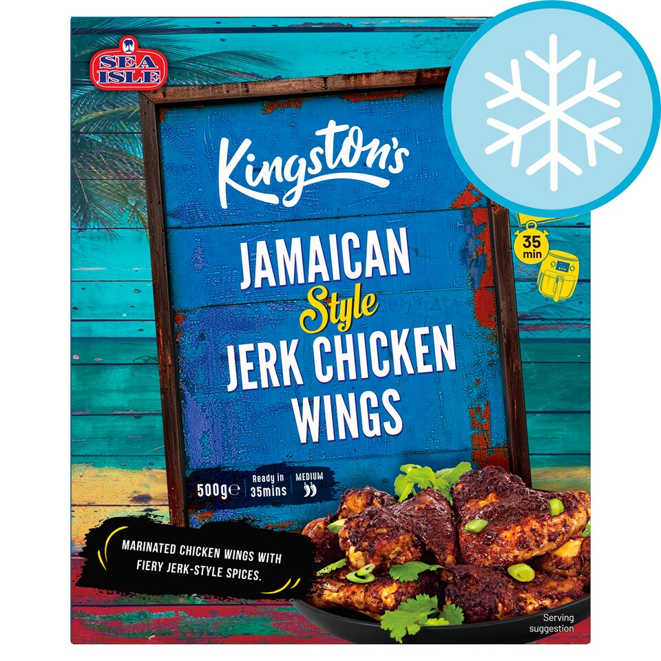 Kingston's Spicy Jamaican Jerk Chicken Wings 500g