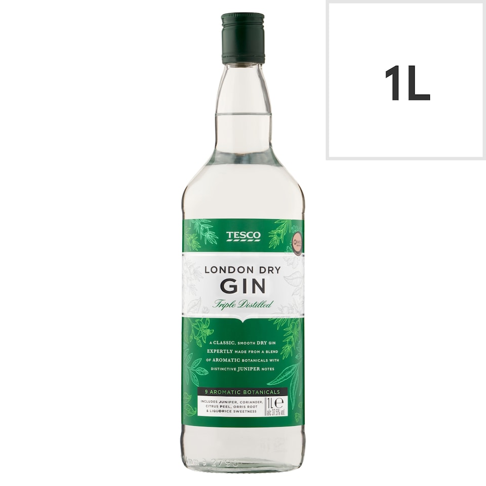Tesco London Dry Gin 1L