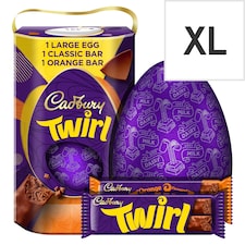 Cadbury Twirl Chocolate Easter Egg 241g