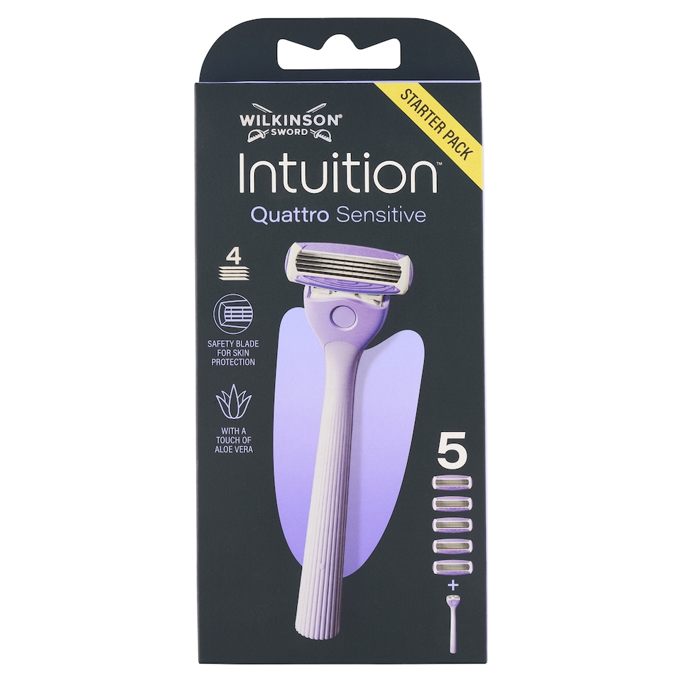 Wilkinson Sword Intuition Quattro Sensitive holicí strojek