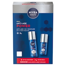 NIVEA MEN Anti-Age Power 2in1 Skincare Routine Gift Set