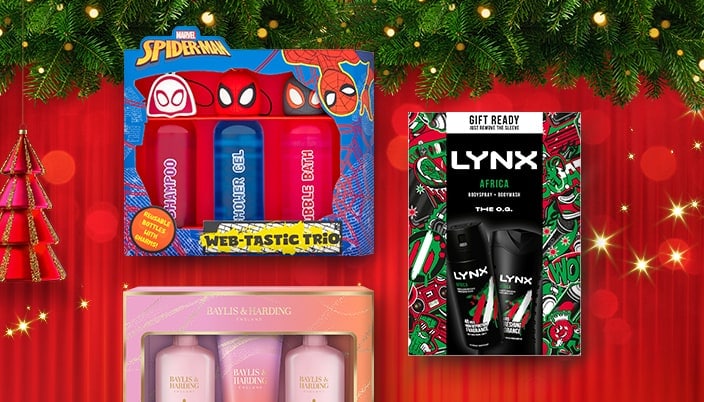 From health and beauty gift sets to toys and stocking fillers
