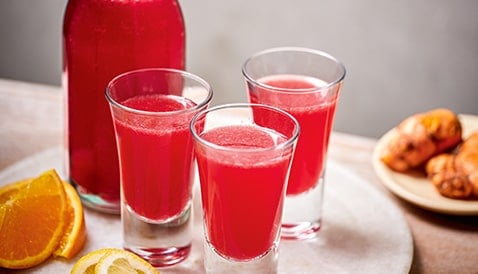Beetroot and turmeric shots