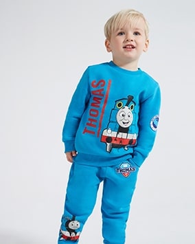 Exstore F/&F Tesco Age 9-18 M New Baby Boys Navy Blue Sweatshirt Fox Racoon