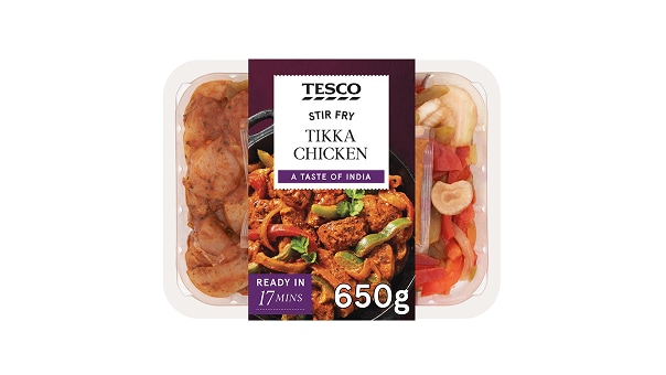 Tesco Stir Fry Tikka Chicken 650g