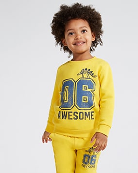 Exstore F/&F Tesco Age 9-18 M New Baby Boys Navy Blue Sweatshirt Fox Racoon