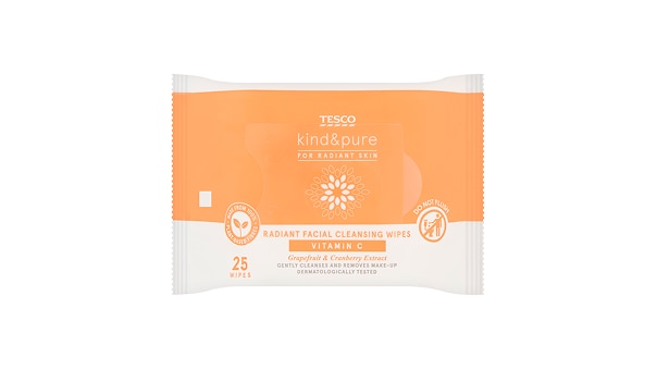 Various Tesco Kind & Pure Facial Cleansing Wipes