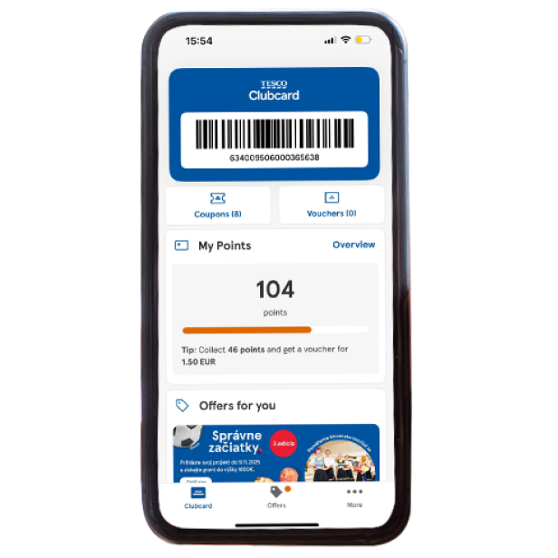 1. Use the Clubard app for every purchase