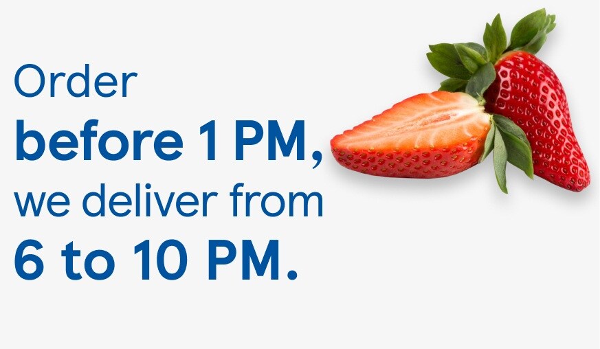 Order before 1 PM .. 