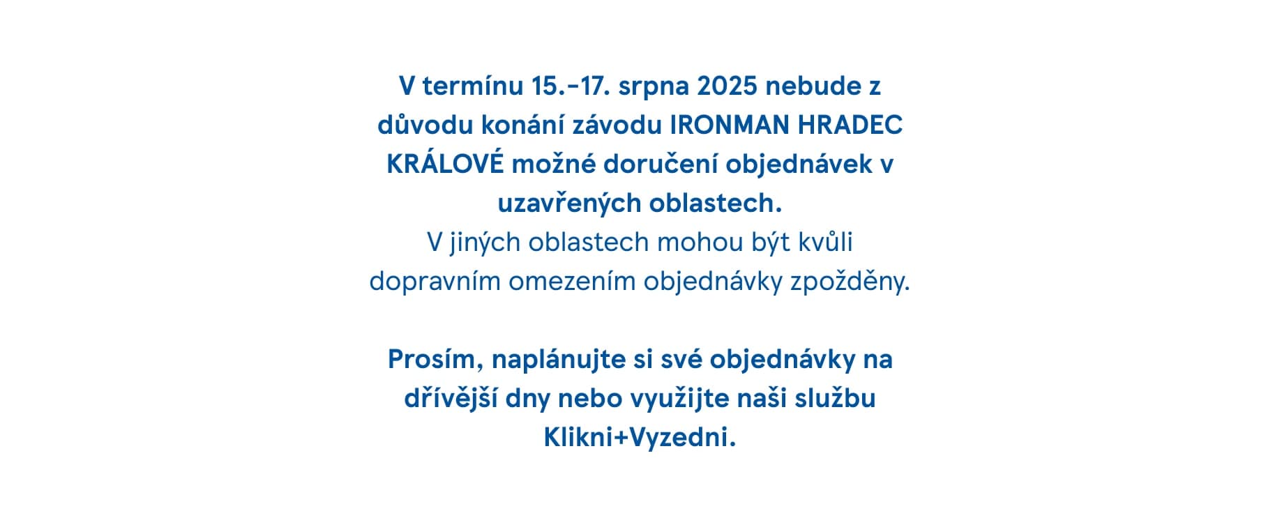 Naplánujte si svůj nákup včas