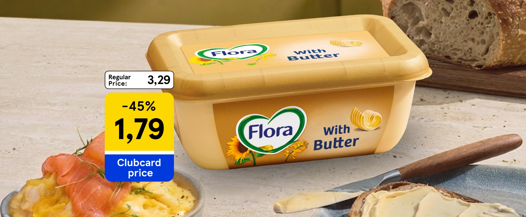 Creamy butter taste