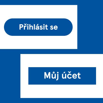 Po přihlášení klikněte na část: Můj účet