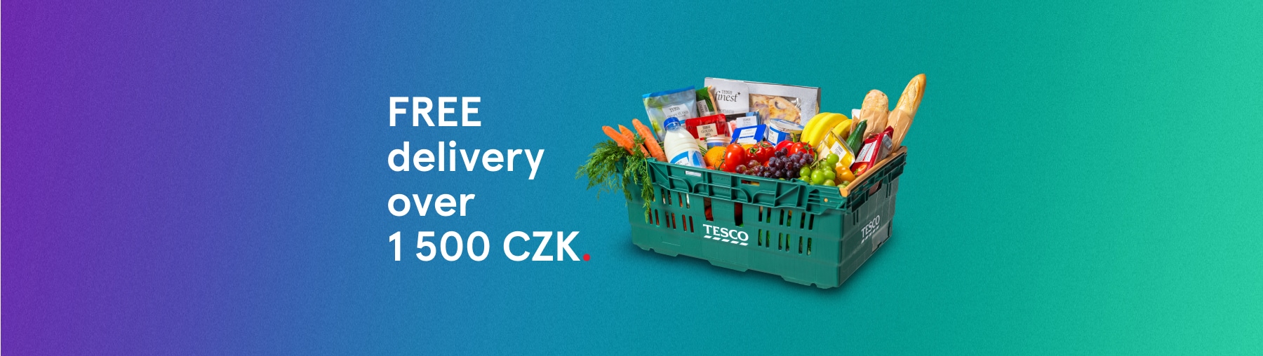 FREE delivery over 1 500 CZK.