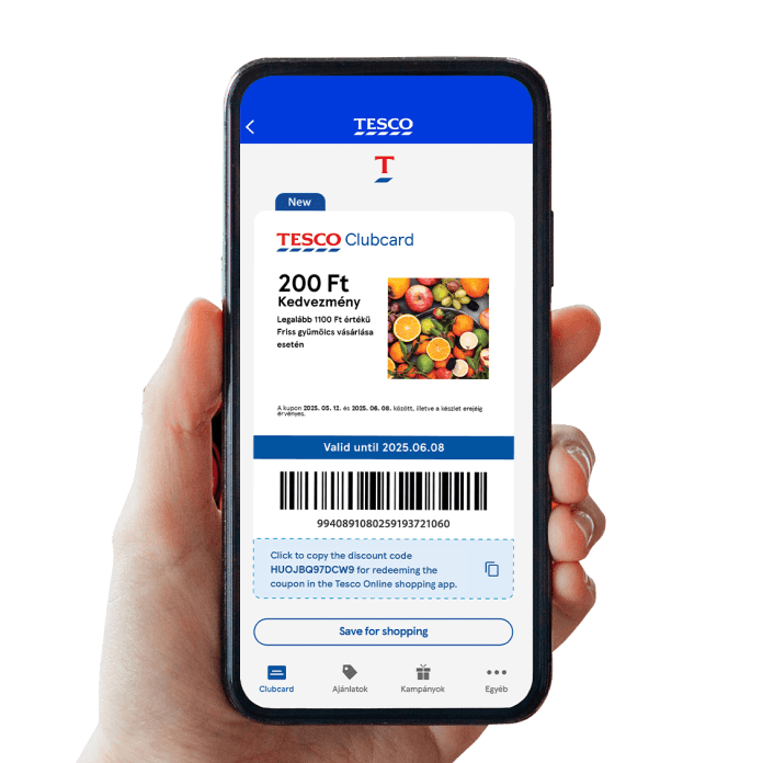 Spórolj Clubcard kuponokkal és utalványokkal