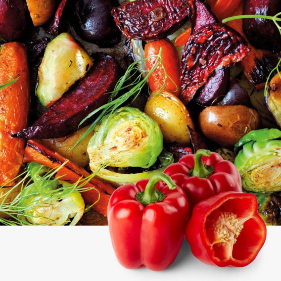 Grill the vegetables